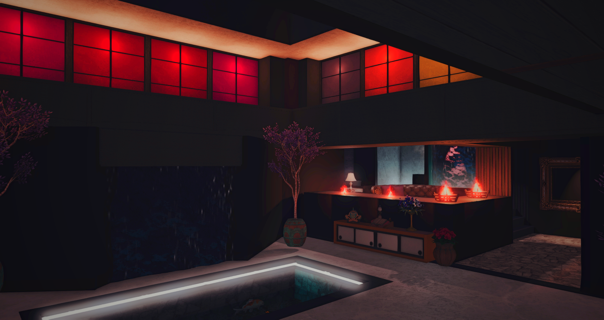 The Reflecting Luxury Mansion rotating preview.