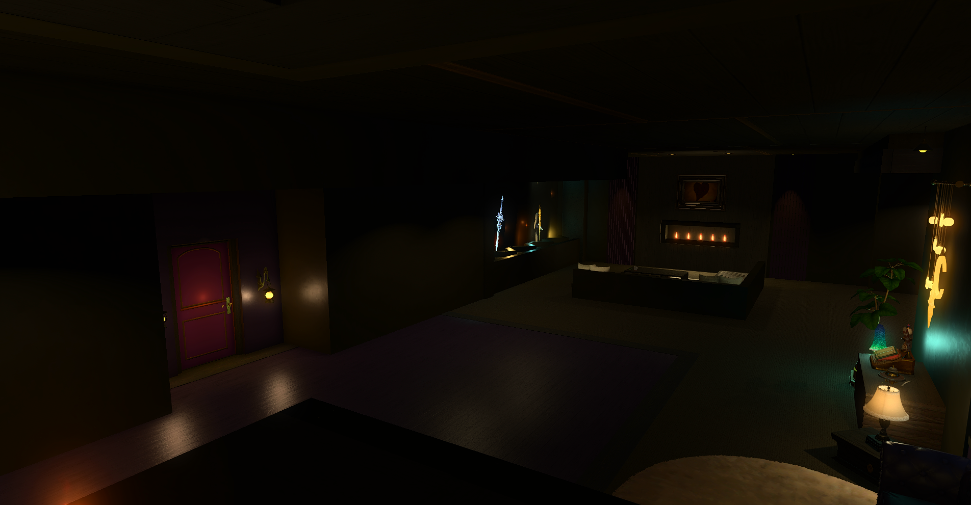 Romantic Mansion rotating preview.