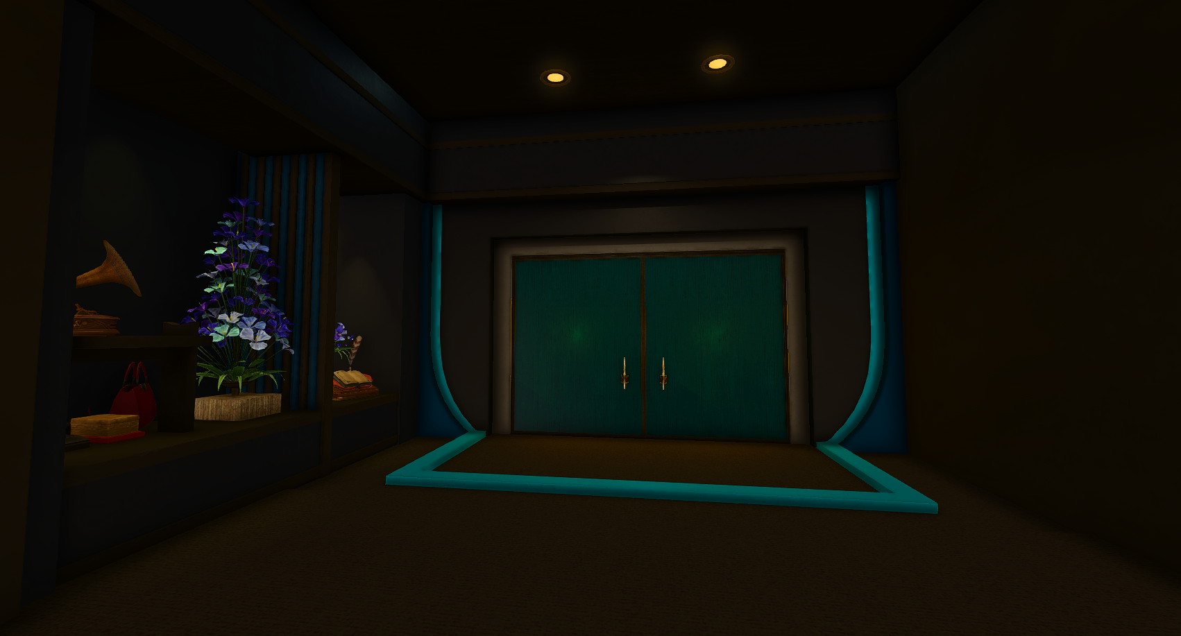 Blue Personal Mansion rotating preview.